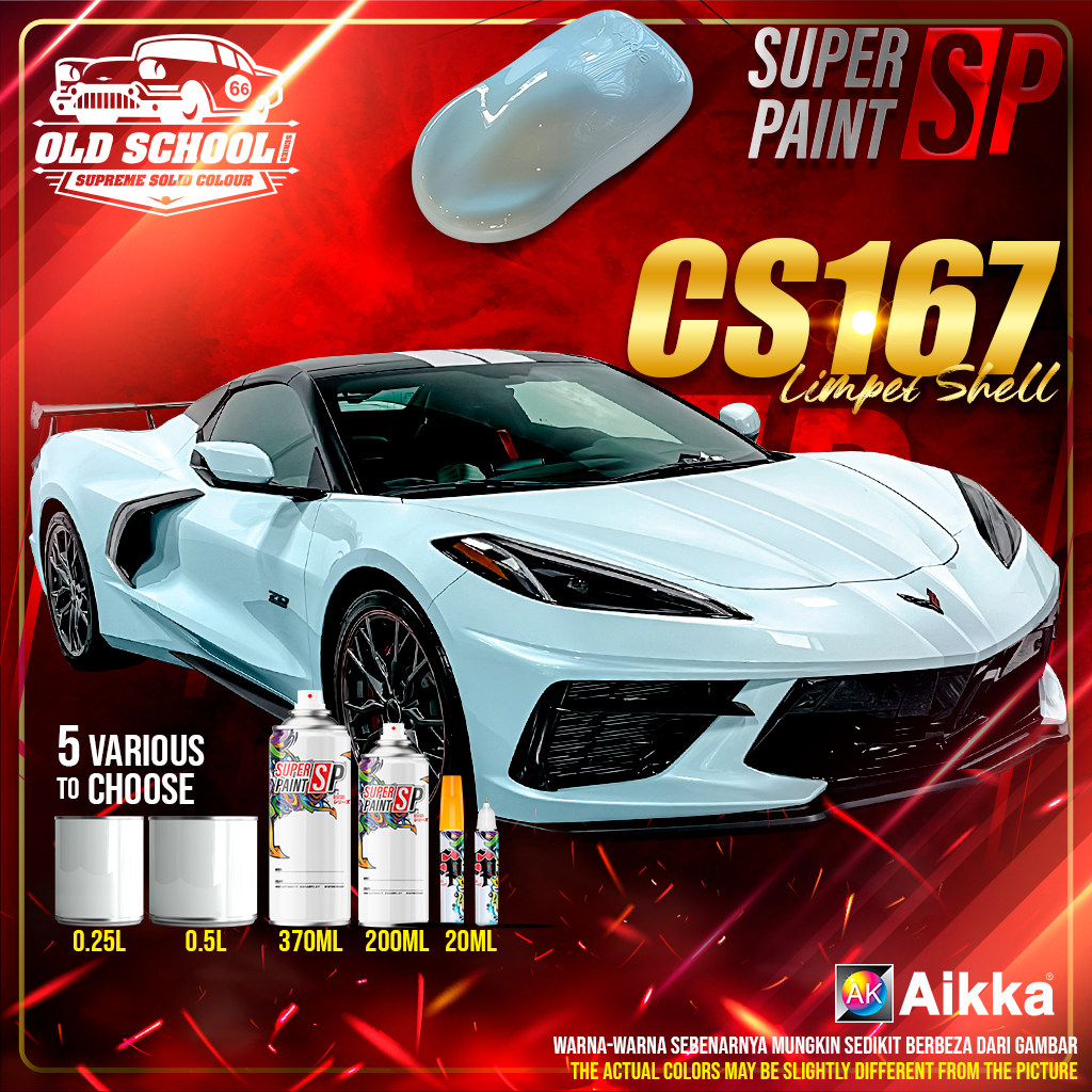 AIKKA CS167 Limpet Shell | Old School Solid Series | Automotive 2K Car ...