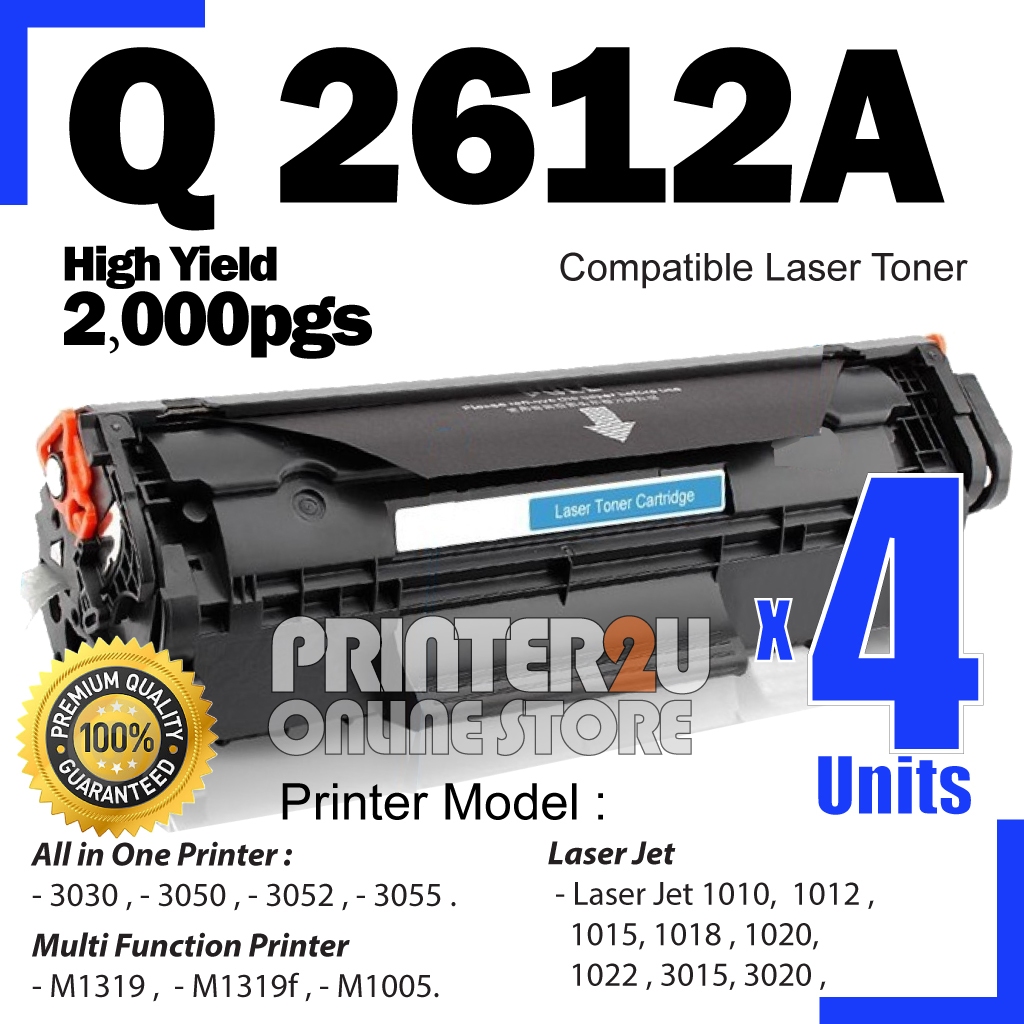 Printing Saver Negro Tóner Copatible Para HP Laserjet 1010, 1012, 1015