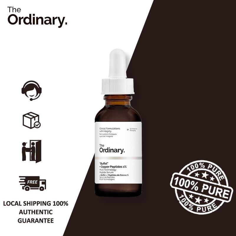 The Ordinary Buffet Copper Peptides 1 Facial Anti Aging Serum Anti