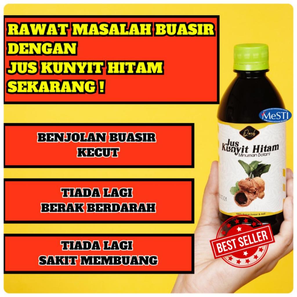 JUS KUNYIT HITAM BANTU HENTIKAN BERAK BERDARAH DAN BUASIR | Shopee Malaysia