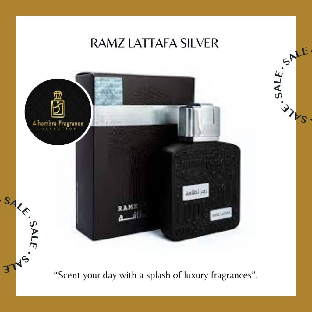 Ramz Lattafa Silver EDP (100ML/10ML) 100% ORIGINAL | Shopee Malaysia