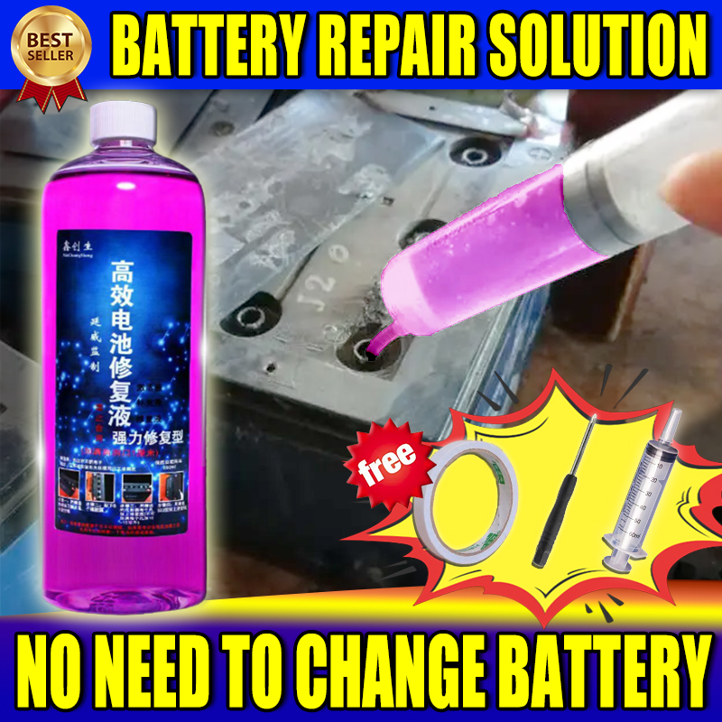Restore battery performance BYC air bateri kereta battery acid water