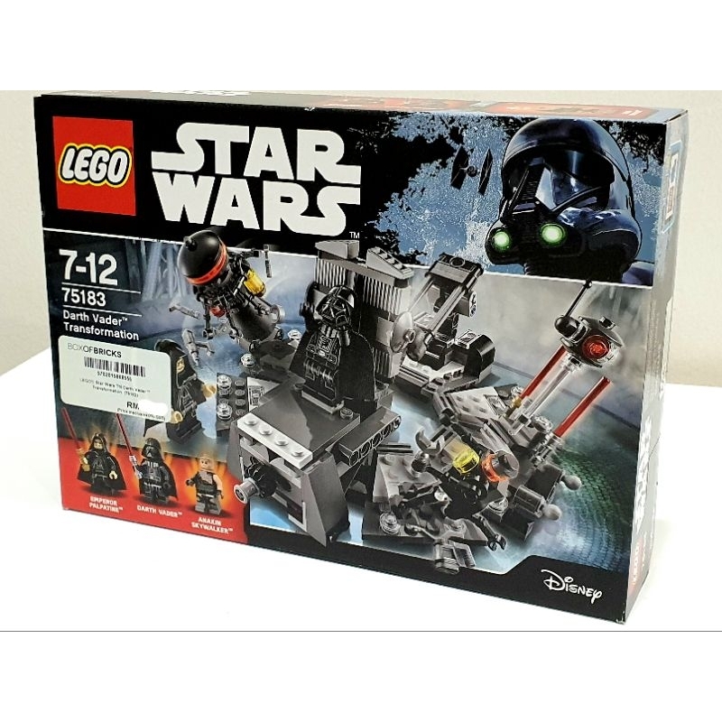 Lego Star Wars 75183 Darth Vader Transformation Shopee Malaysia