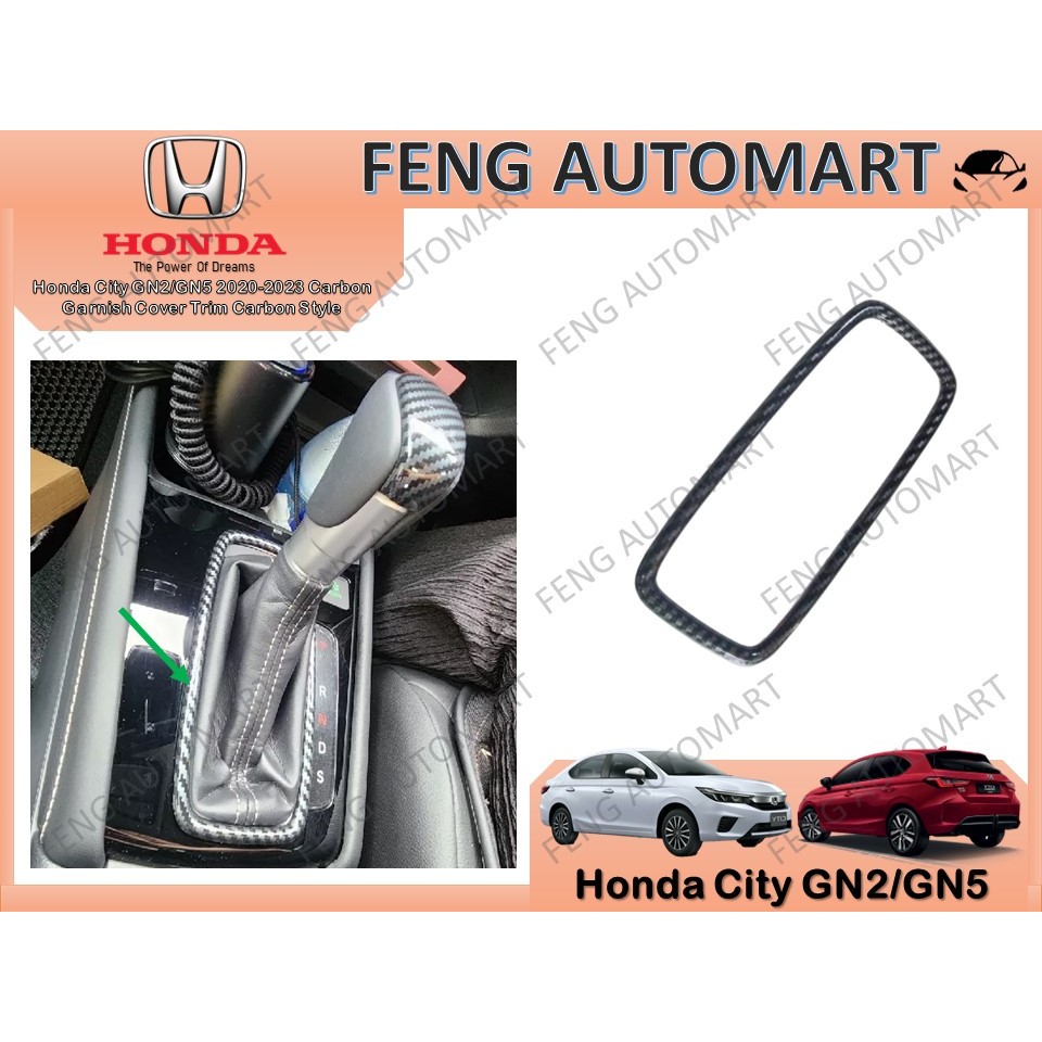 Honda City GN2/GN5 20202023 Gear Panel Frame Cover Trim Carbon Fiber