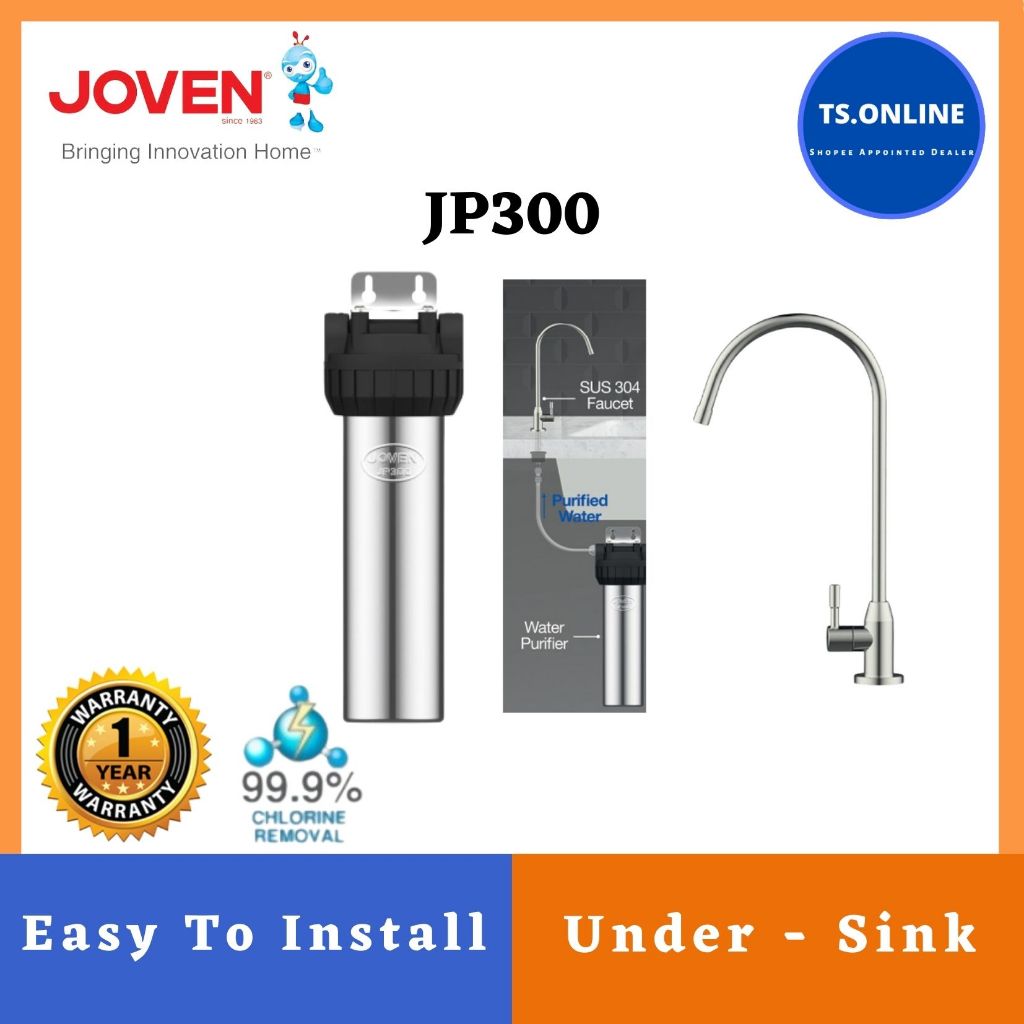 Joven JP200 SinkTop Water Purifier / Water Filter (Red / White) JP300 UnderSink Water Purifier