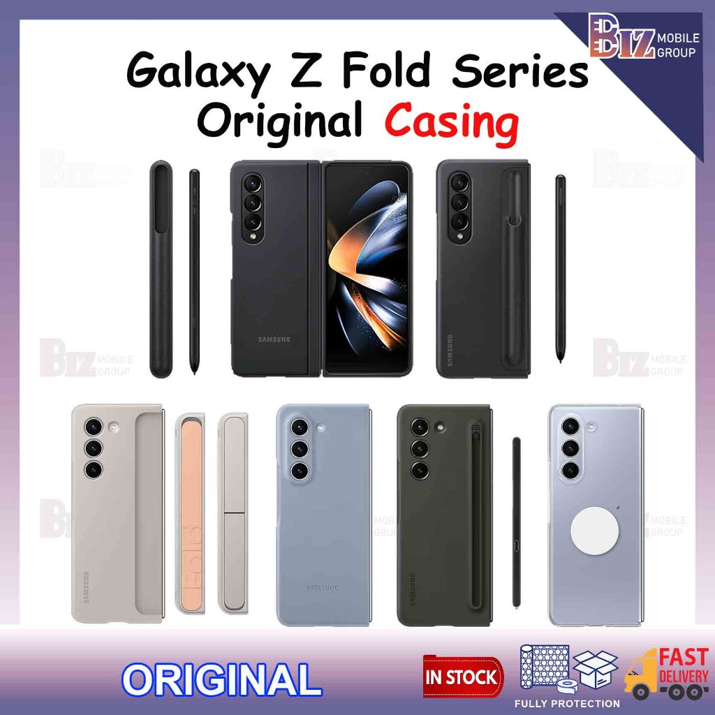 Samsung Galaxy Z Fold 5 / Z Fold 4 Original Case [Standing with S PEN ...