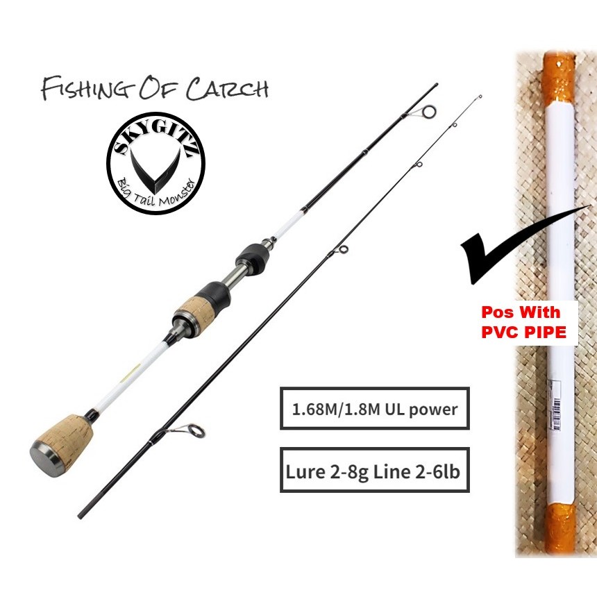 Lure Rod UL Fishing Rod 1.68m 1.8m Casting Spinning Rod Stream