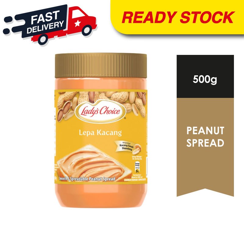 Ladys Choice Peanut Spread 500g Shopee Malaysia 4098