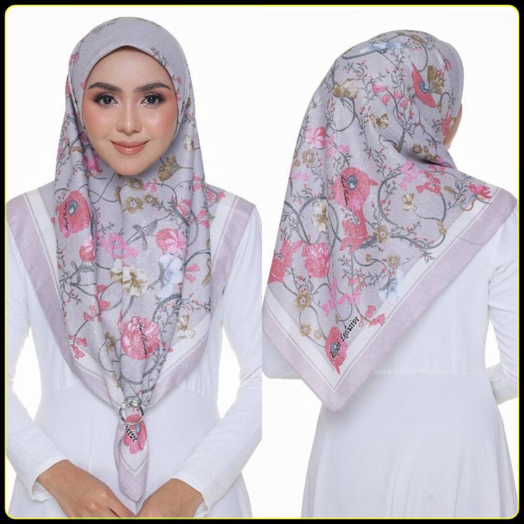 TUDUNG BAWAL PRINTED MATTE SHIMMERING BDG 45 (BATCH A) | Shopee Malaysia