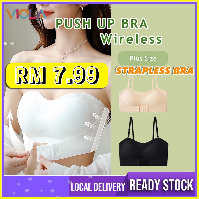 READY STOCK] Baju Dalam Wanita Bra Seksi / Push Up Bra Wireless