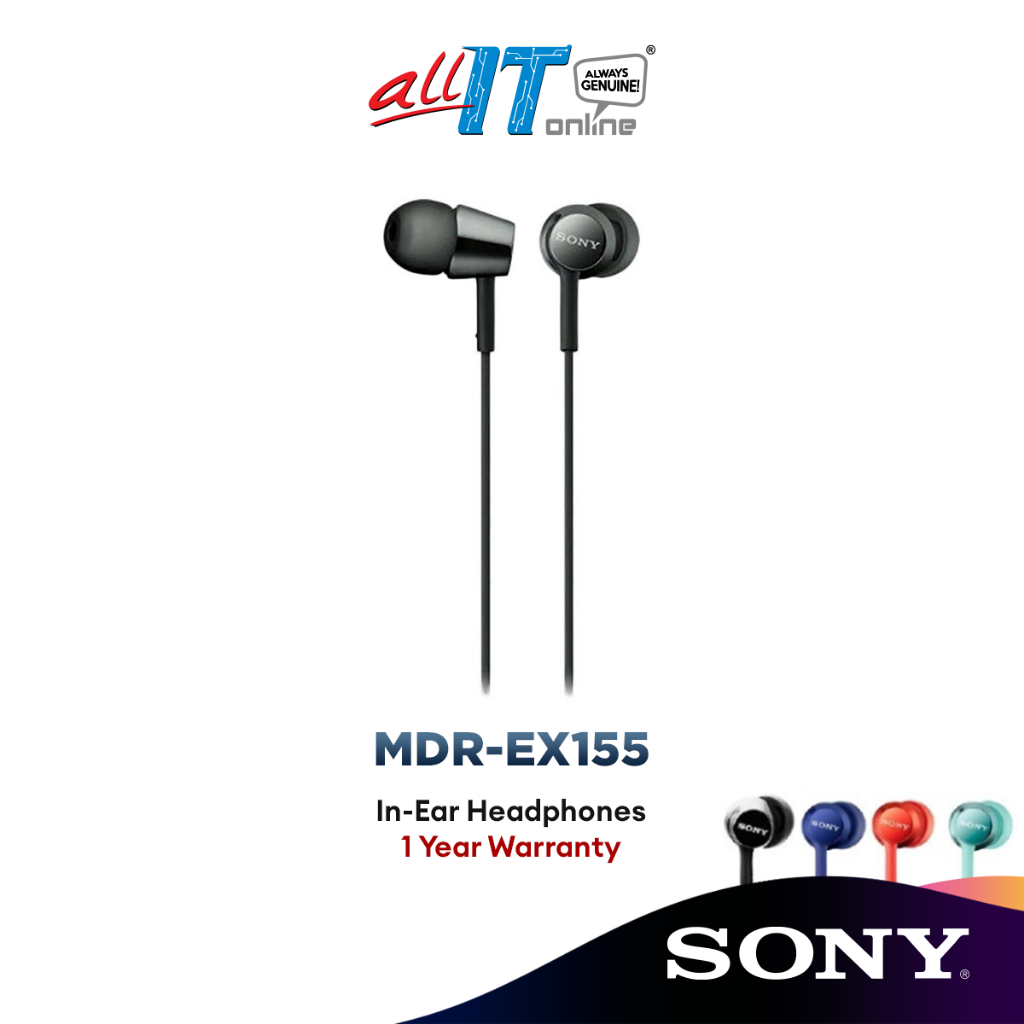 Sony MDR EX155 In Ear Headphones