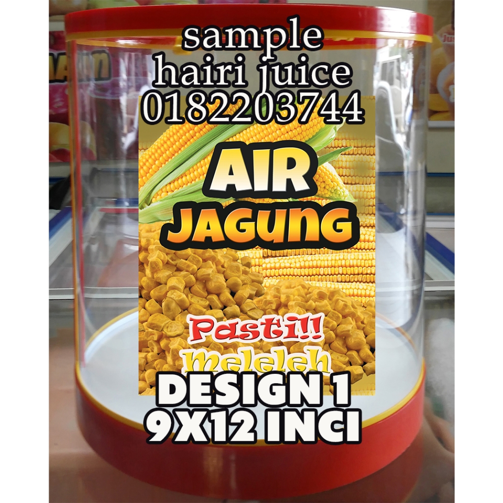 Sticker Air Balang Air Jagung Kalis Air Shopee Malaysia 3167