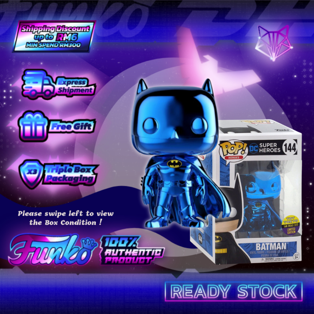 Funko pop deals batman blue chrome