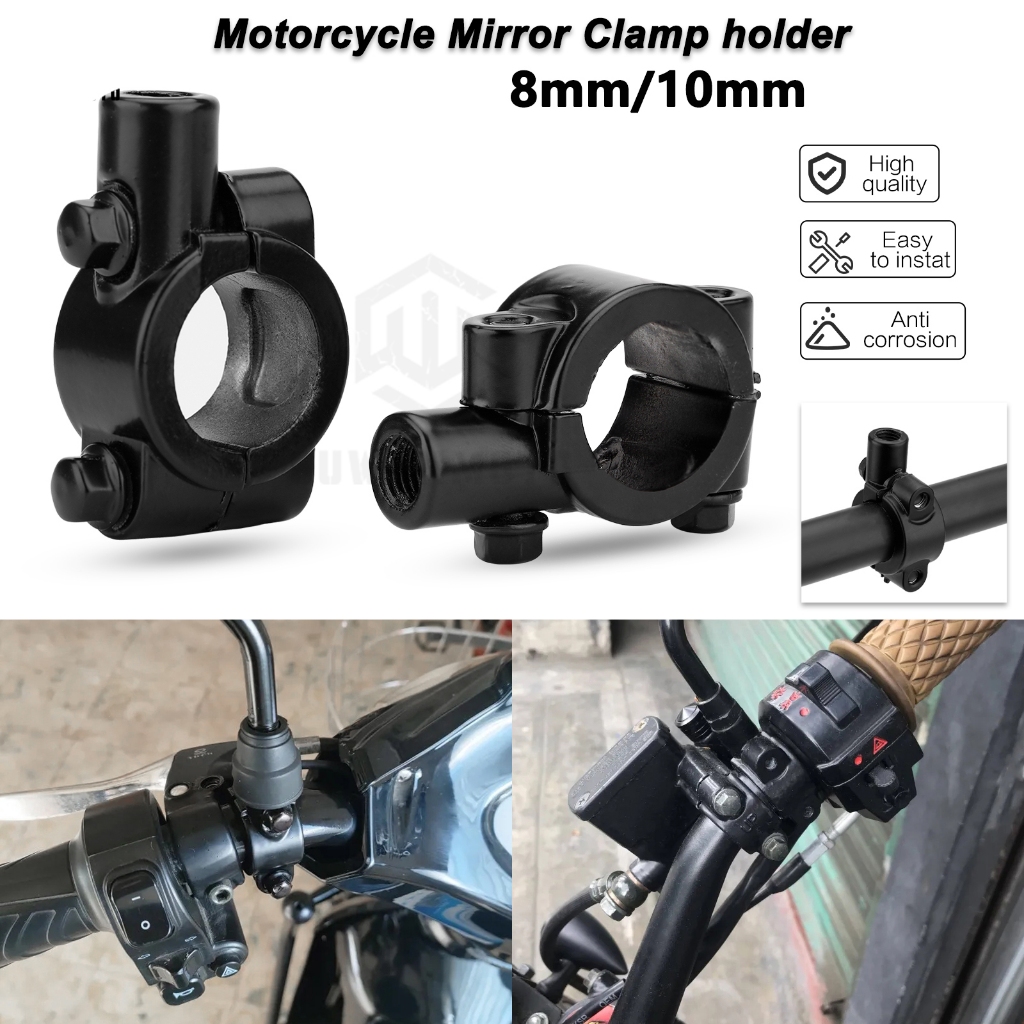 BuyBits Powered Motorcycle M8-M10 Hole Mirror Mount DocK Holder for TomTom Rider PRO (sku 32914)