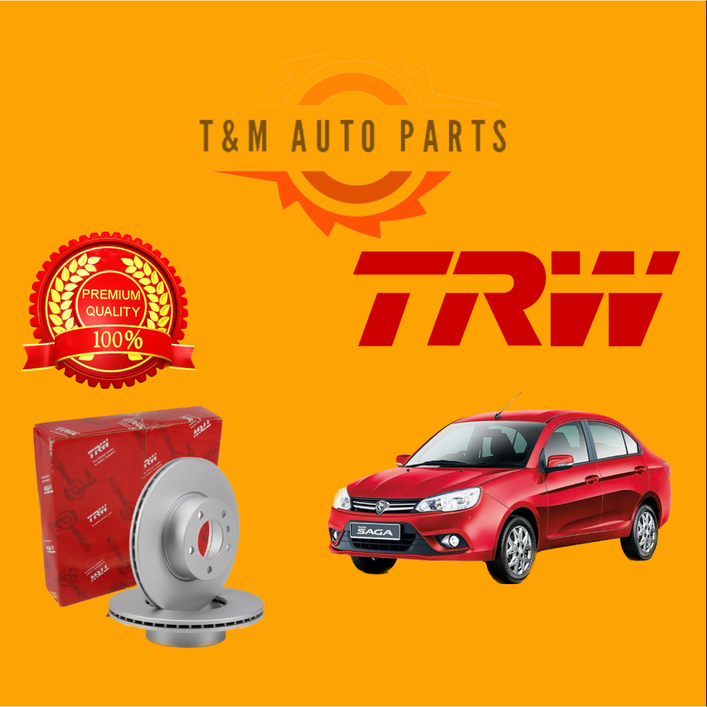 ORIGINAL TRW DISC ROTOR PROTON SAGA BLM/FLX FRONT DF7488 | Shopee Malaysia
