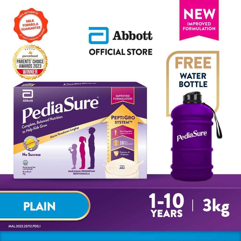 Pediasure Peptigro Child Nutrition Supplement for Growth Plain BIB