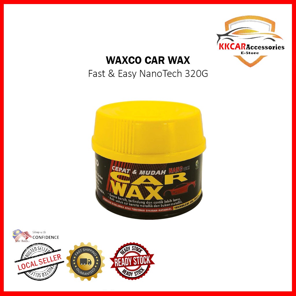 Waxco Car Wax Polish 320g Fast And Easy NanoTech Car Wax And Polish
