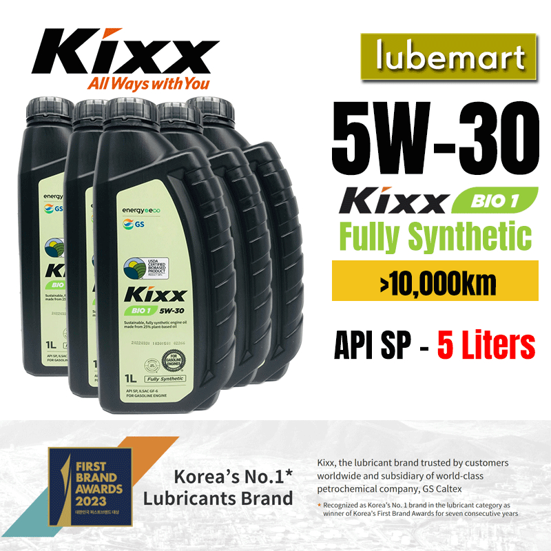 KIXX BIO1 5W30 Fully Synthetic Engine Oil API SP Ecofriendly Engine