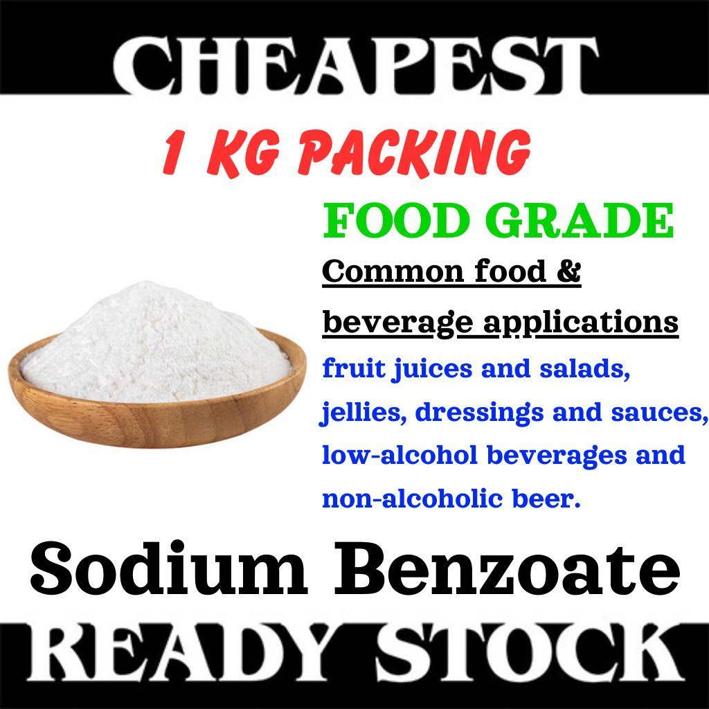 Sodium Benzoate FOOD GRADE Preservative 1 KG Shopee Malaysia