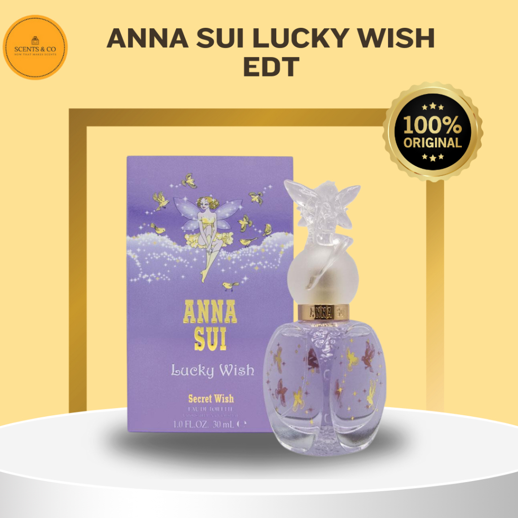 ORIGINAL Anna Sui Lucky Wish For Women EDT 30ML Shopee Malaysia