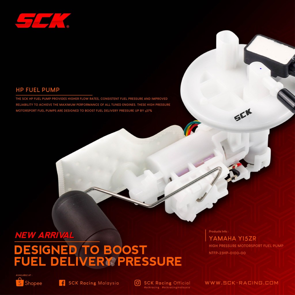 SCK RACING FUEL PUMP HIGH PRESSURE ASSY RSX/ RS150 /WINNER X/YAMAHA Y15