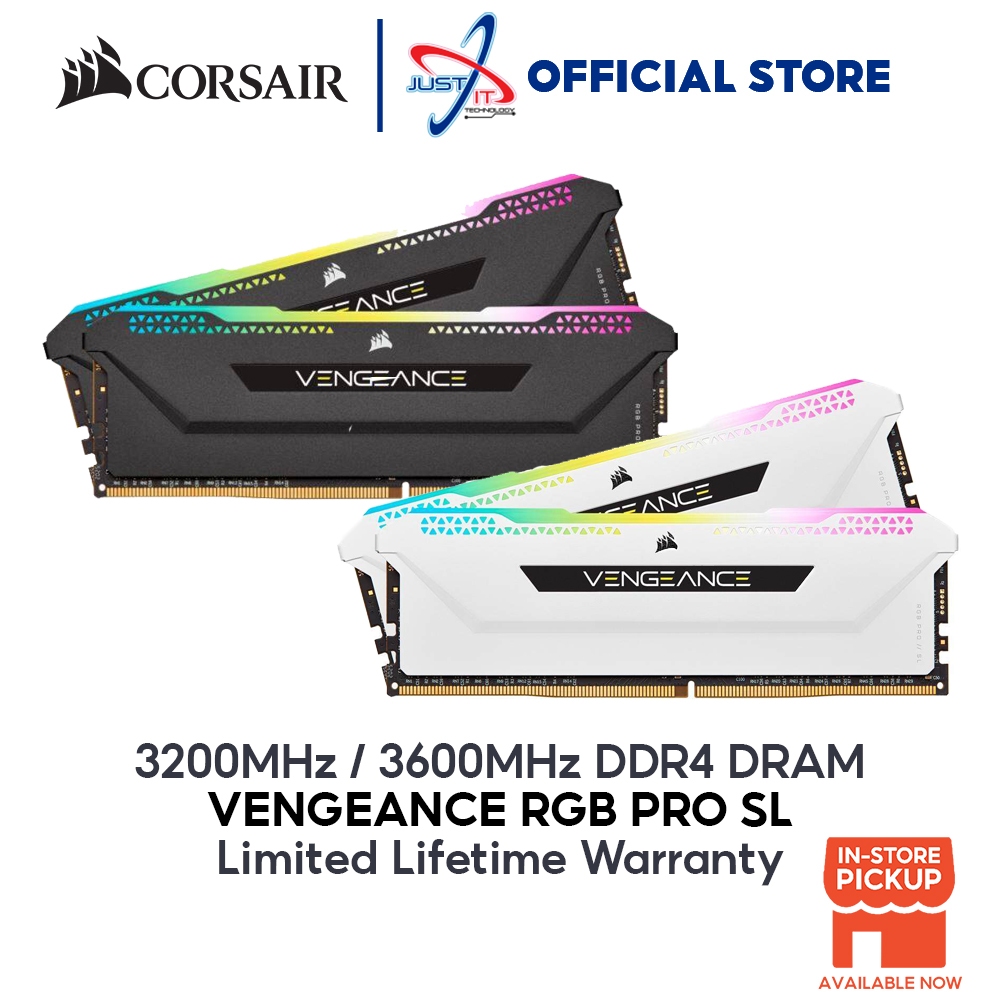 Corsair Vengeance RGB Pro SL (16GB/32GB) DDR4 RGB Gaming Memory Ram ...