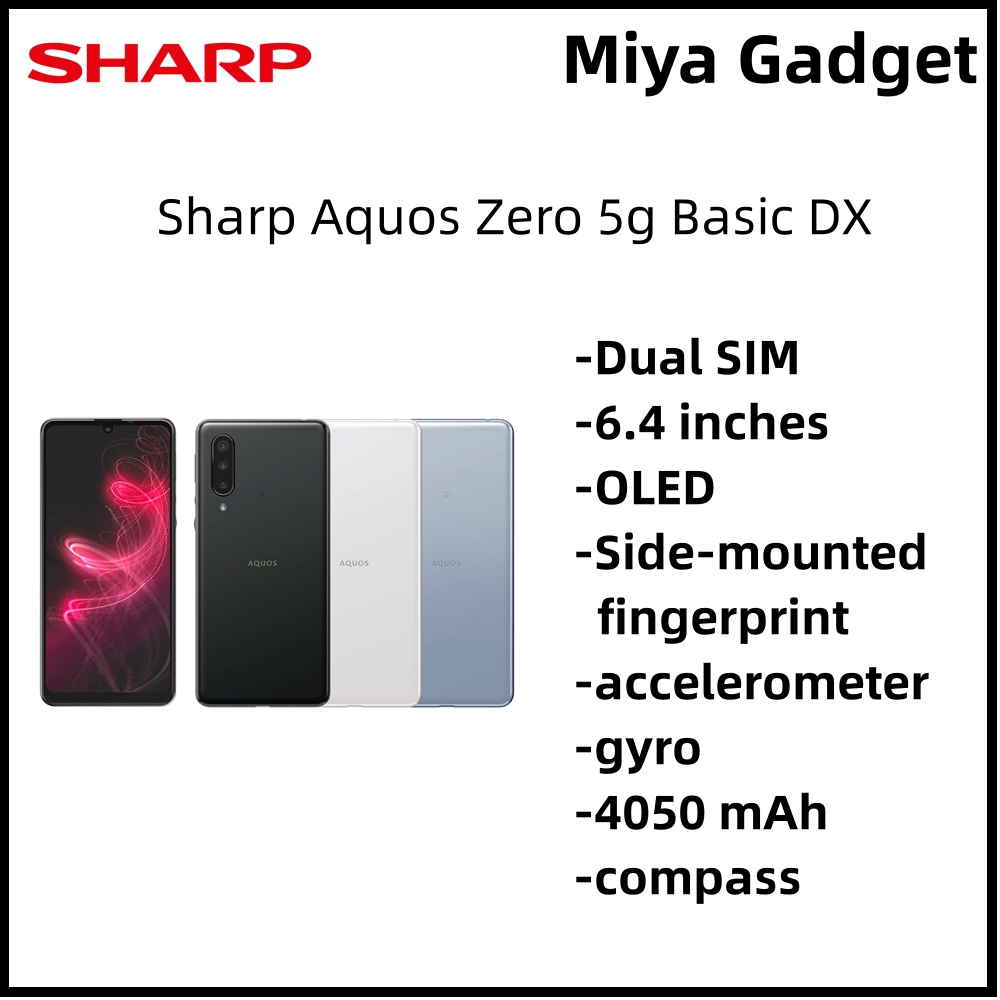 Sharp Aquos Zero Basic DX ( 8GB RAM + 128GB ROM) 6.4 Inch Used
