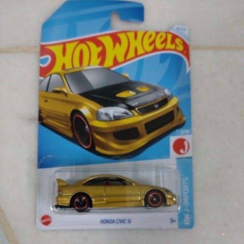 Buy 1 free 1 Hotwheels Honda civic si gold 2024 | Shopee Malaysia