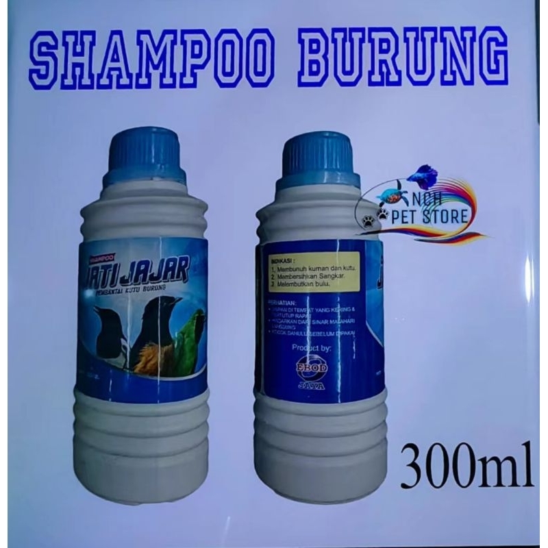Shampoo Jati Jajar Pembantai Kutu Burung / Shampoo Kutu Untuk Burung