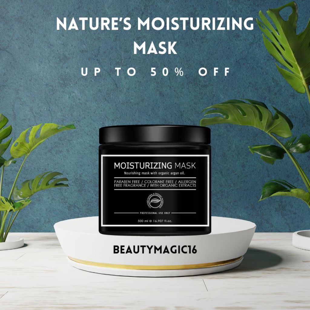 Nature's Organic Sense Moisturizing Mask ( 200 & 500 ml ) Shopee