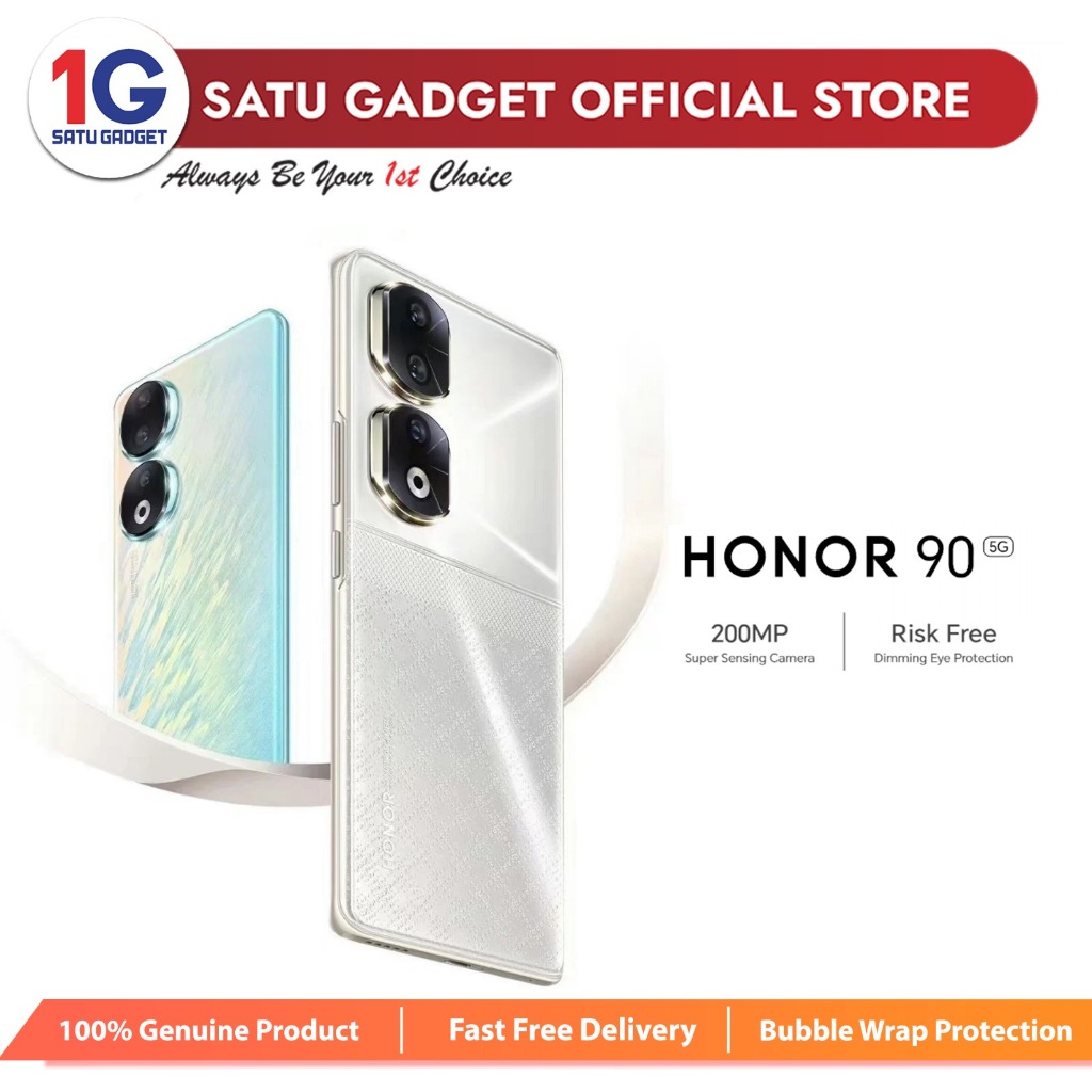 Honor 90 5G | 19GB(12+7) + 256GB/512GB - Original Malaysia Set