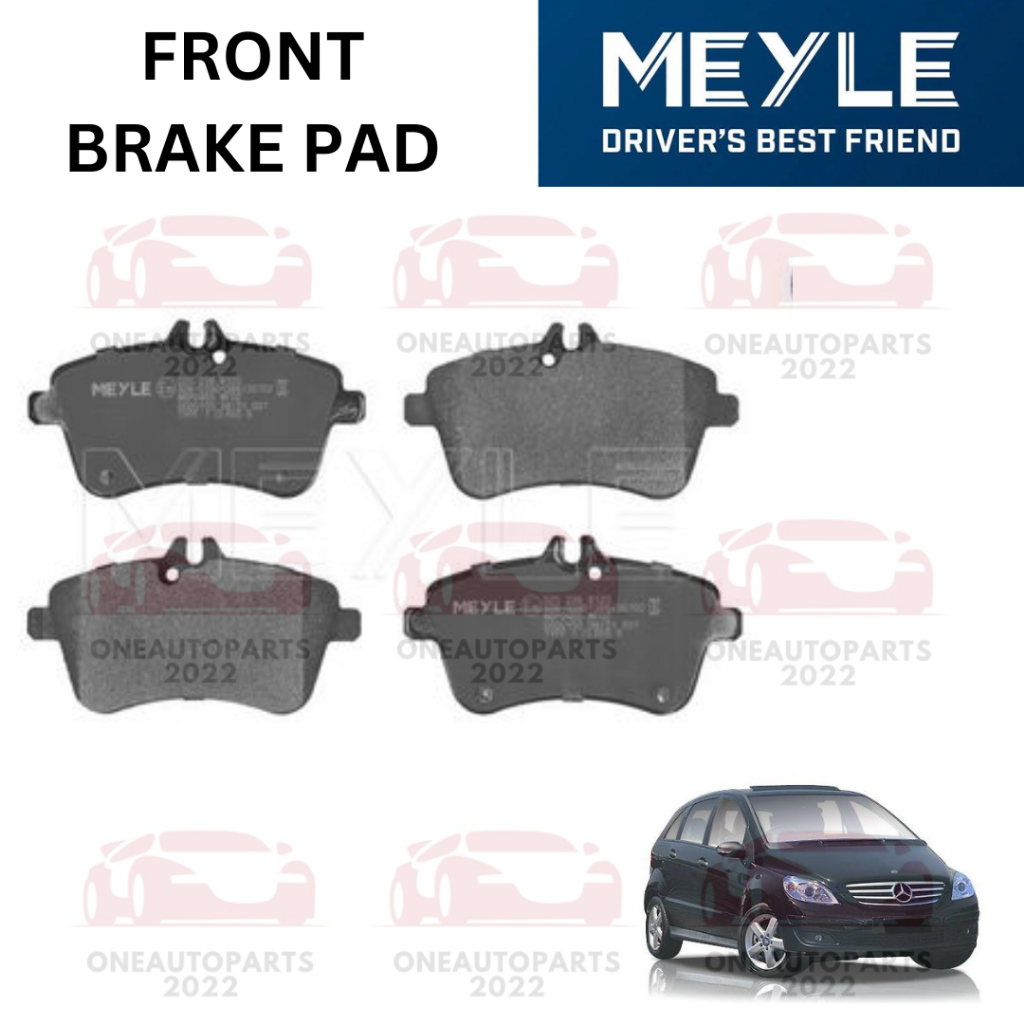 Meyle Germany Front Brake Pad Mercedes Benz W245 B200 B200 Turbo 2005