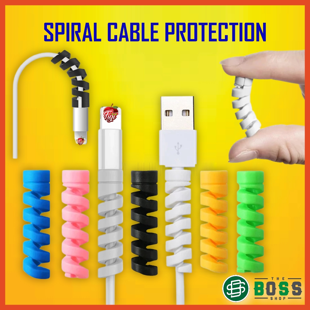 Silicone Cable Protector Cable Spiral for Cable Phone Earphone