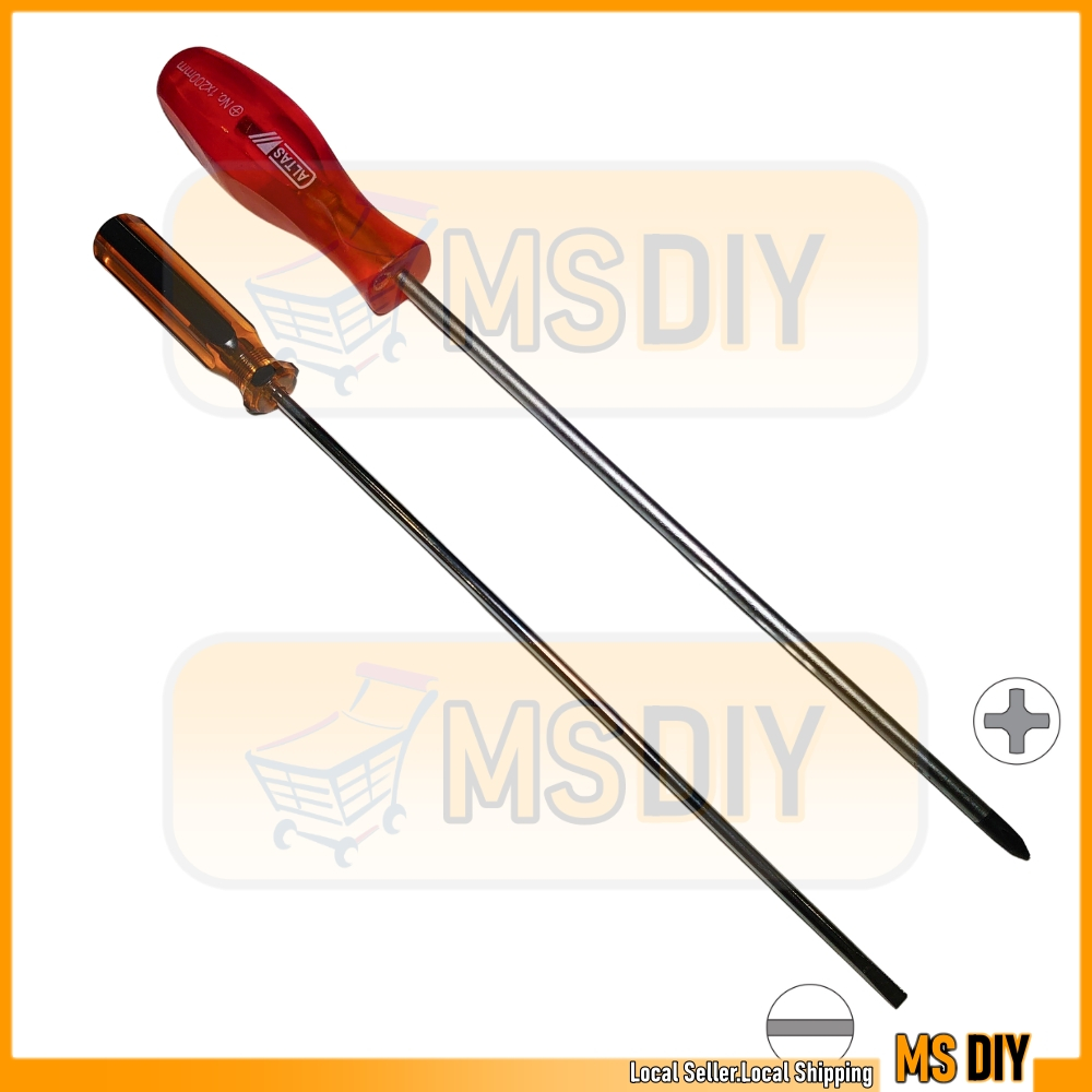 Screw Driver for Carburetor 4x200mm (+) & 4x200mm () Shopee Malaysia