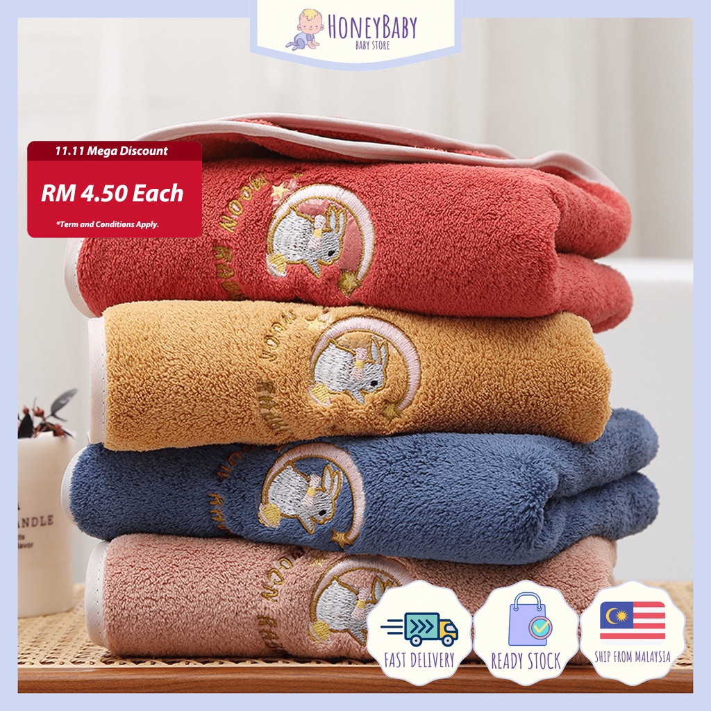 HONEYBABY Towel Baby Newborn Kids Towel Newborn Baby Handkerchief Soft
