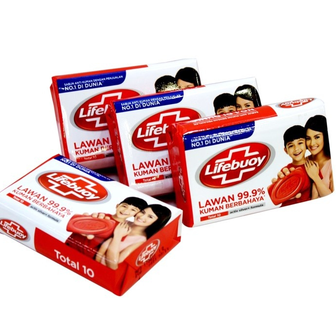 Lifebuoy Antibacterial Bar Soap 110g 3 soap Silver Shield Formula Kills