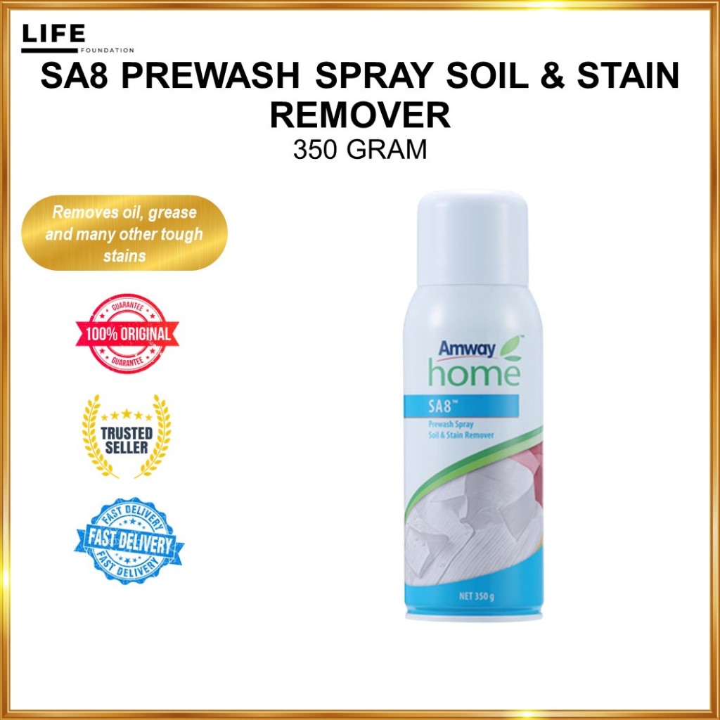 SA8 PreWash Spray Soil & Stain Remover 350g SA8 Penyembur Pracuci