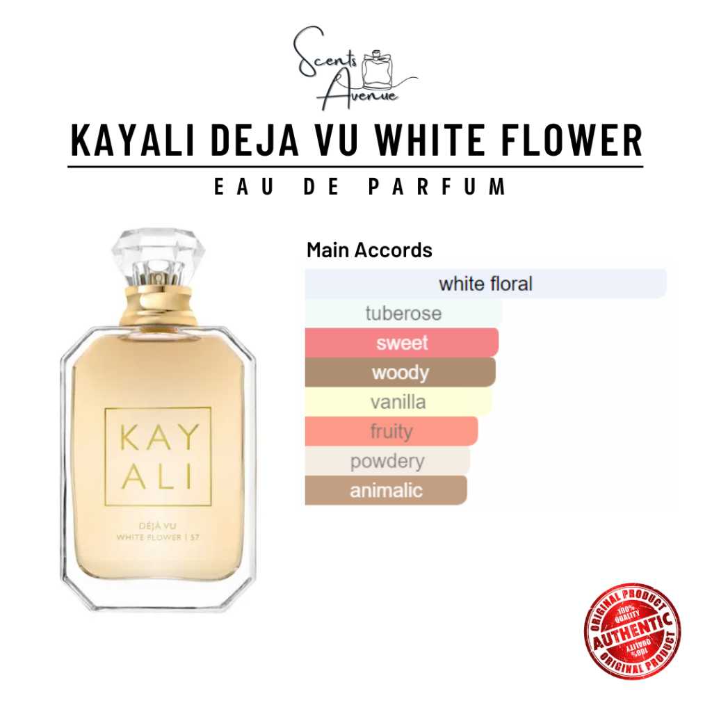 [ORIGINAL] KAYALI Deja Vu White Flower EDP 1ml/3ml/5ml for Men/Women