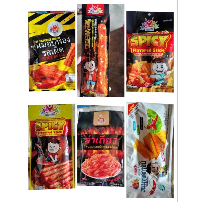 🇹🇭(1pcs) Spicy Flavoured Snack|Stick | Shopee Malaysia