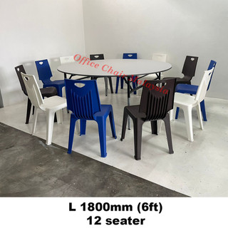 Round Folding Table / Foldable Table / Banquet Table / Meja Banquet ...