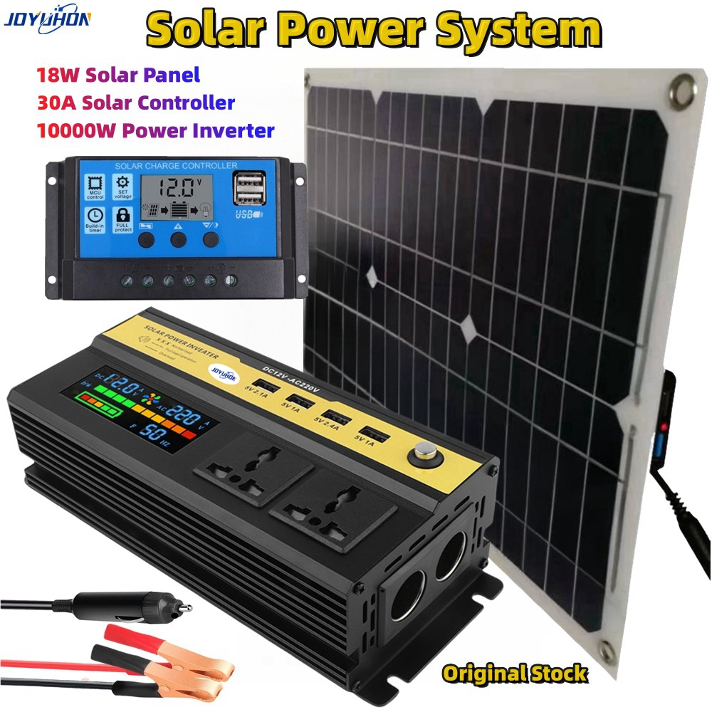JOYUHON Solar Power Inverter System 10000W/12000W inverter DC12V TO ...