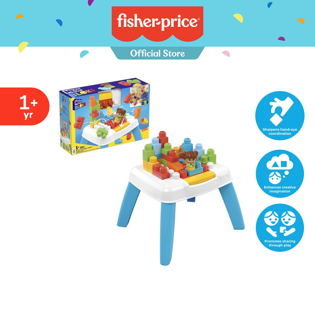 MEGA Bloks Build 'N Tumble Table HHM99 Shopee Malaysia