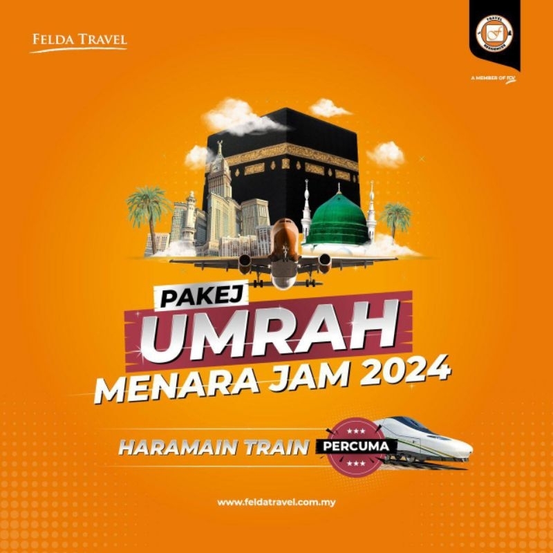 Pakej Umrah Menara Jam 2024 Shopee Malaysia