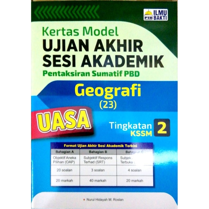 Kertas Model Ujian Akhir Sesi Akademik Geografi Tingkatan 2 UASA ...