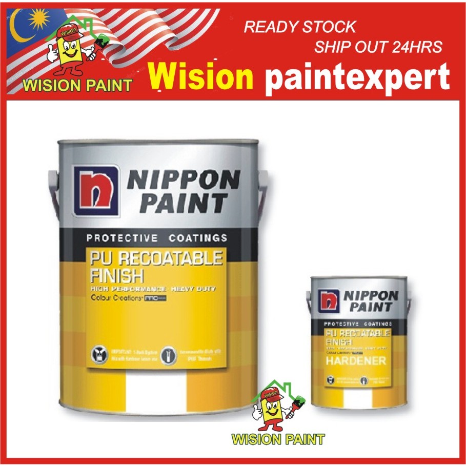 SET NIPPON PAINT PU RECOATABLE FINISH (+ HARDENER) | Shopee Malaysia