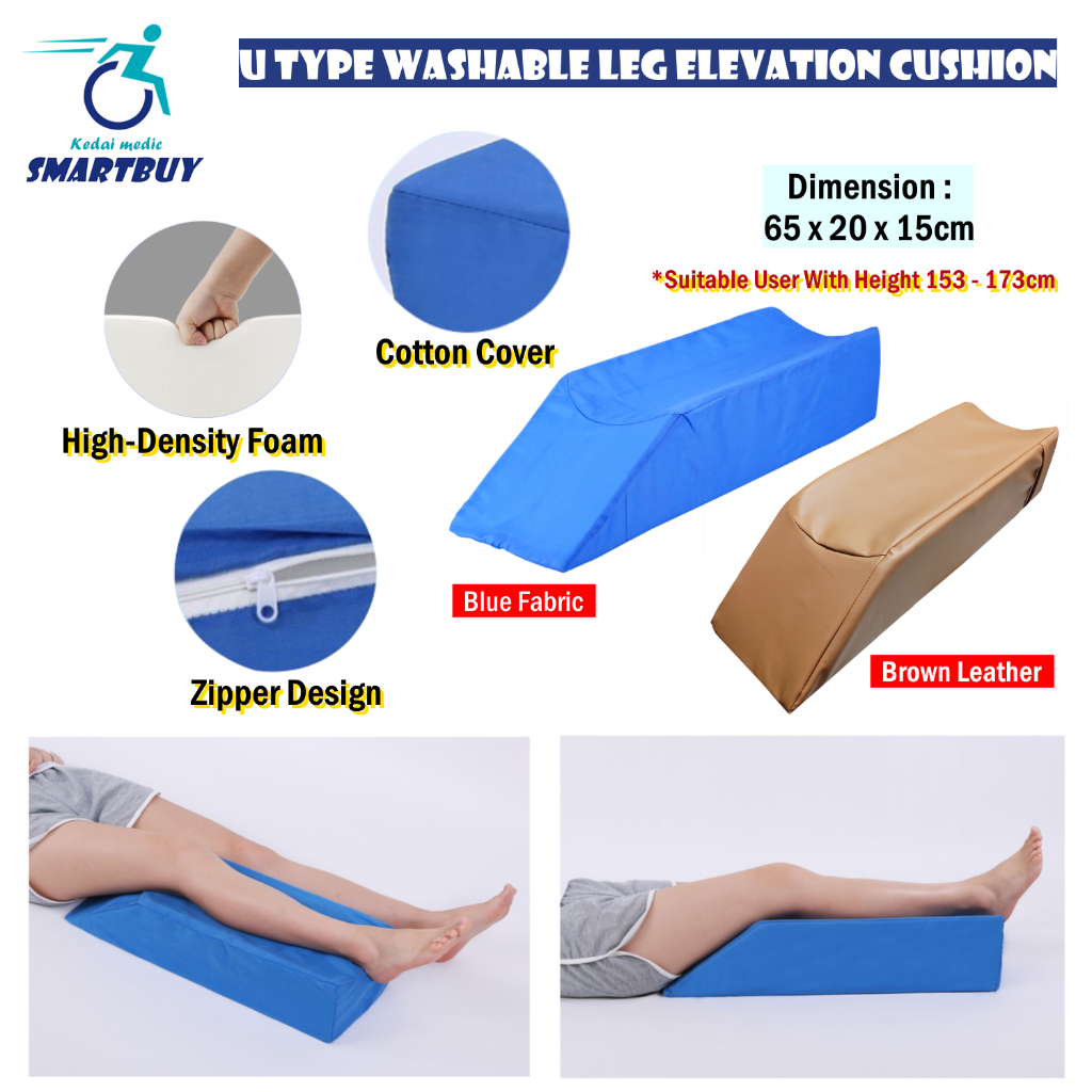 U Type Washable Knee Cushion Leg Elevation Foam Pillow Pain Relief  Cushion