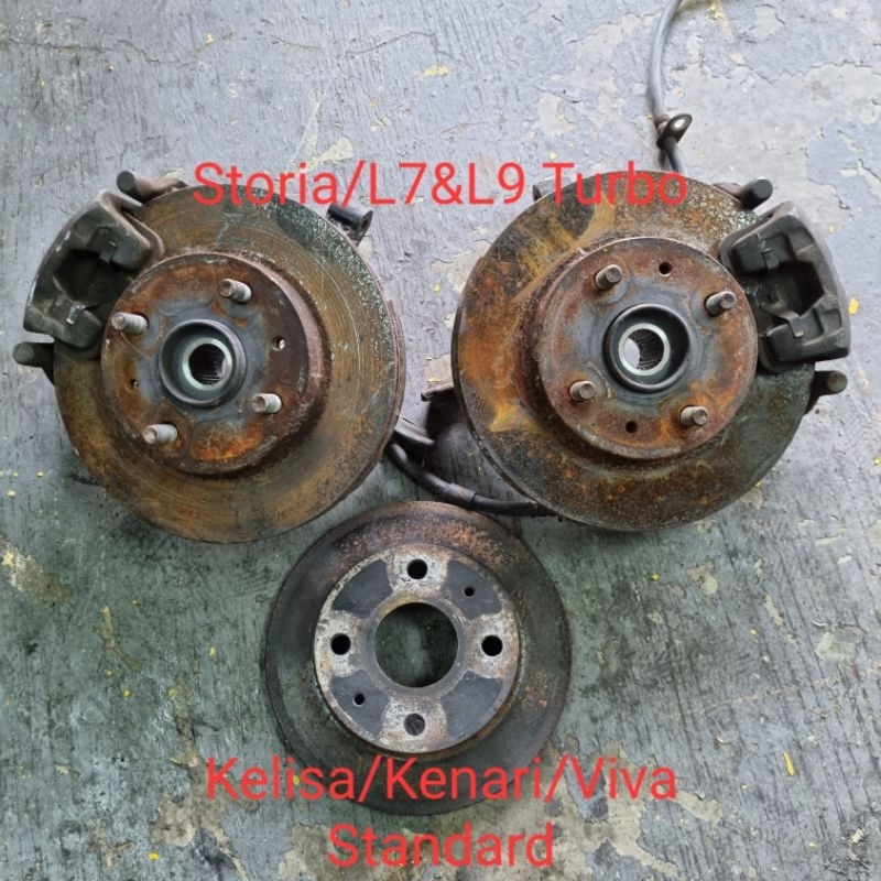 Perodua Kelisa Kenari Viva Front Double Layer Disc Brake From Storia L7/L9 Turbo Shopee Malaysia