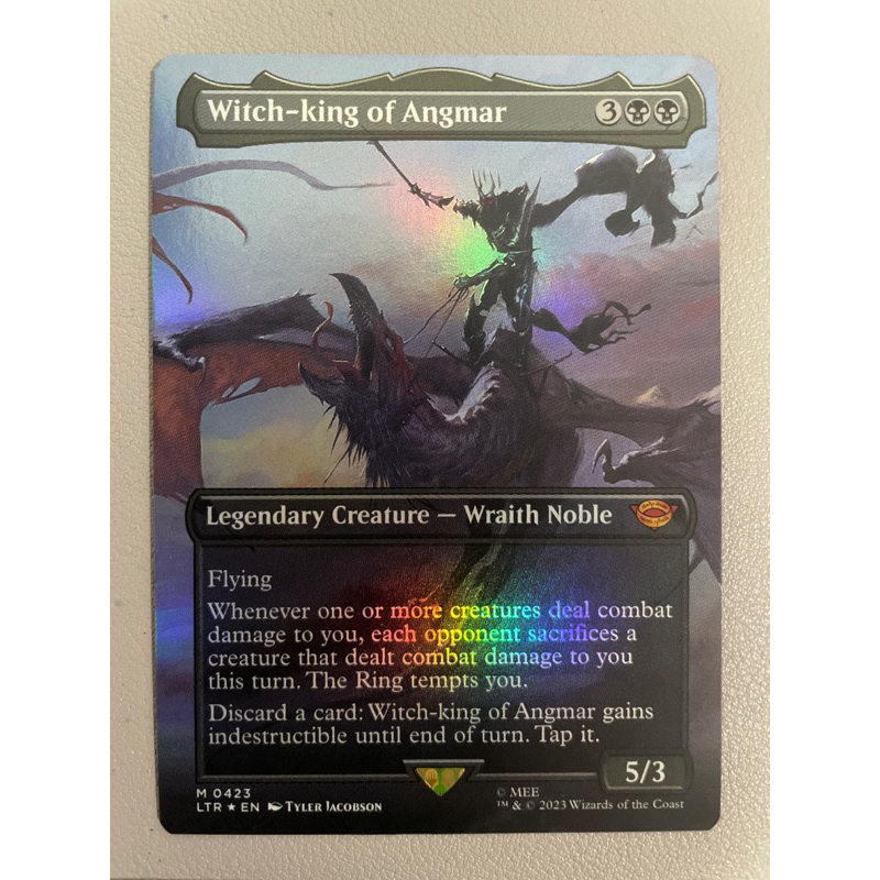 witch king of angmar mtg card Witch-king of Angmar Art Card [The Lord of the Rings: Tales of Middle- –  Rook's Games and More