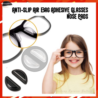 25 Pairs Air Bag Eyeglass Nose Pads Non-slip Air Chamber Eyeglasses Nose  Pads