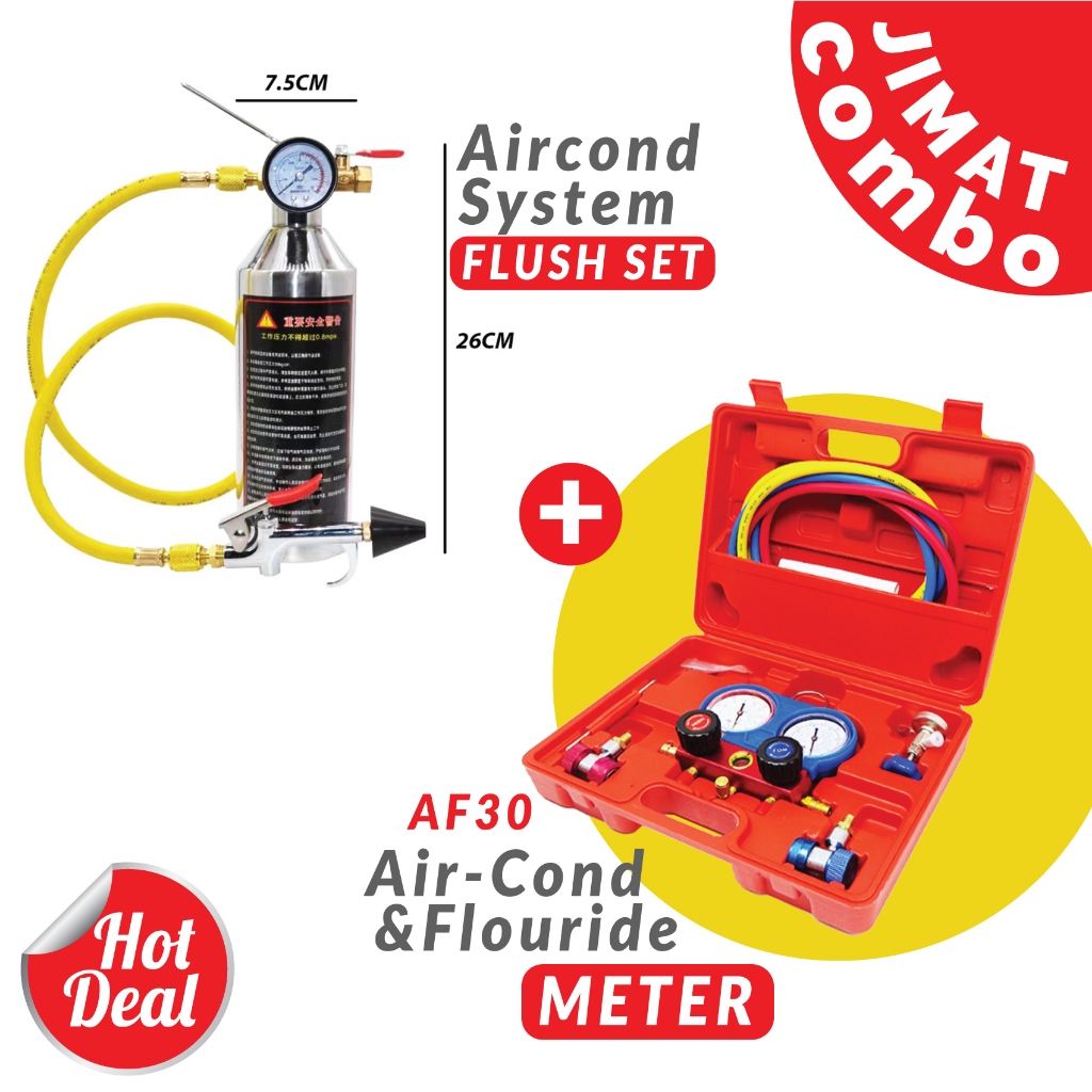 Flushing Aircond Kit Tool Aircond Car Aircond Flushing machine Mesin